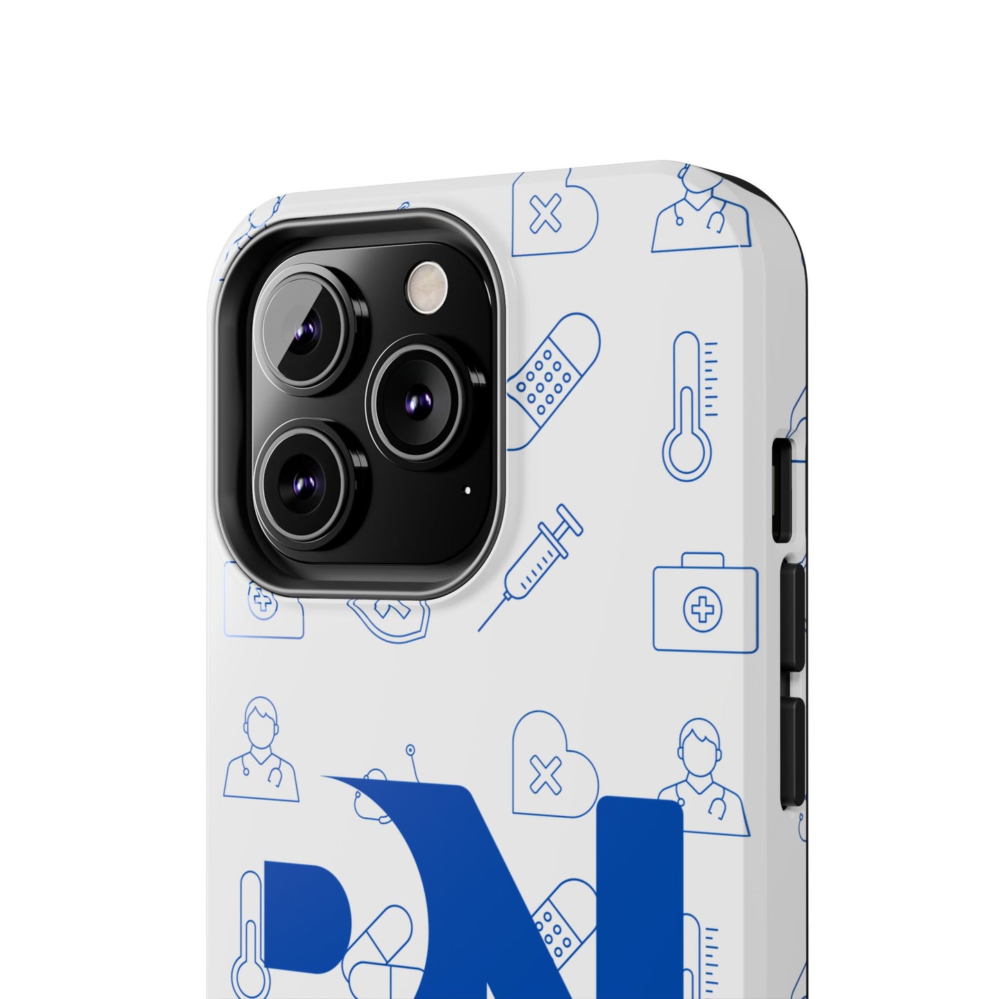 RN Nursing Theme Tough Durable Drop Protection Phone Case, Gift for Nurses, RN Phone Cover