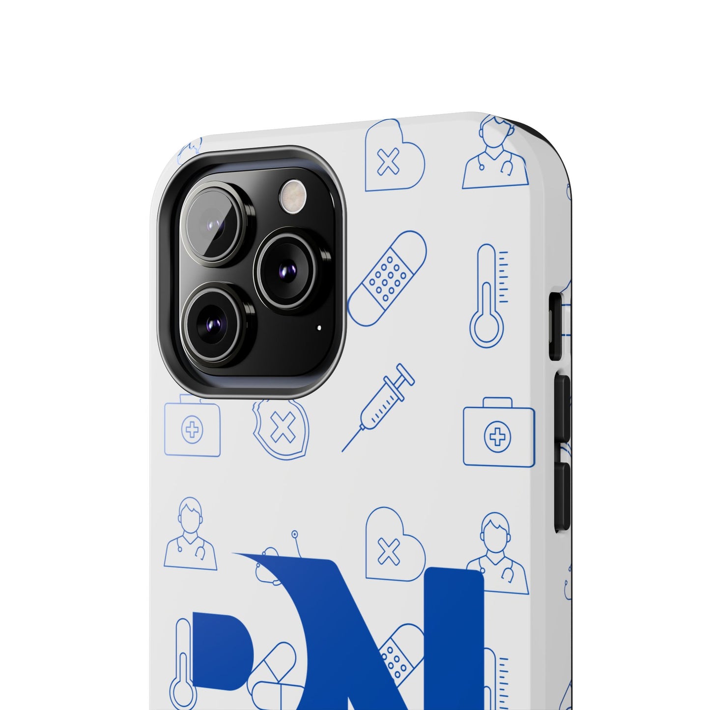 RN Nursing Theme Tough Durable Drop Protection Phone Case, Gift for Nurses, RN Phone Cover